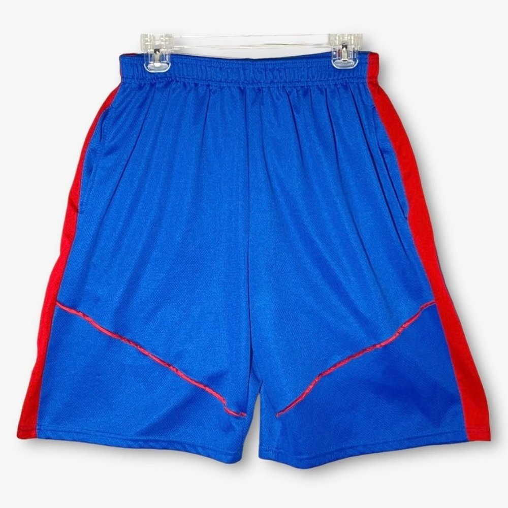 Game Time Men's Shorts Size XL NBA Blue 2 Side Pockets Basket Ball Activewear